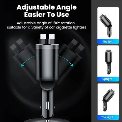 5 in 1 150W Car Charger Voltage Display
